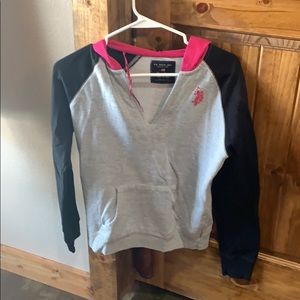 Pink, Grey, Black Hoodie